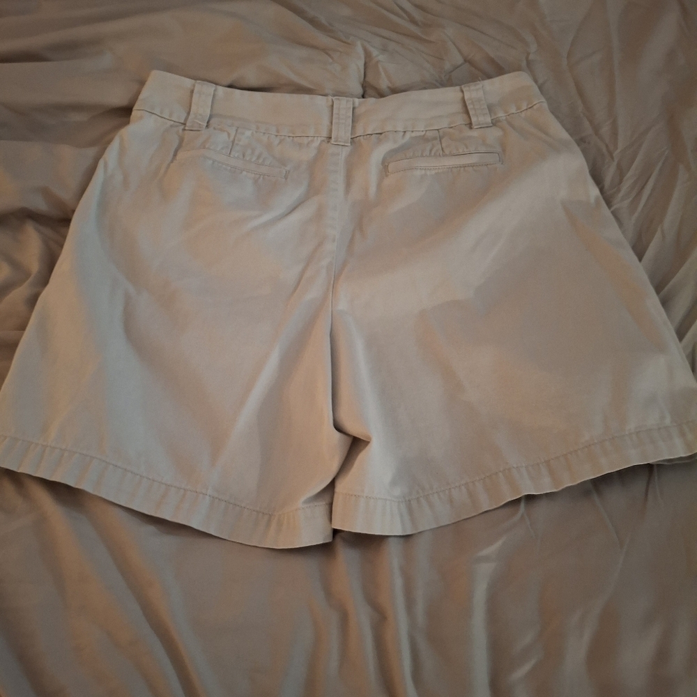 Christopher & Banks Women's Beige Casual Shorts - Picture 6 of 8